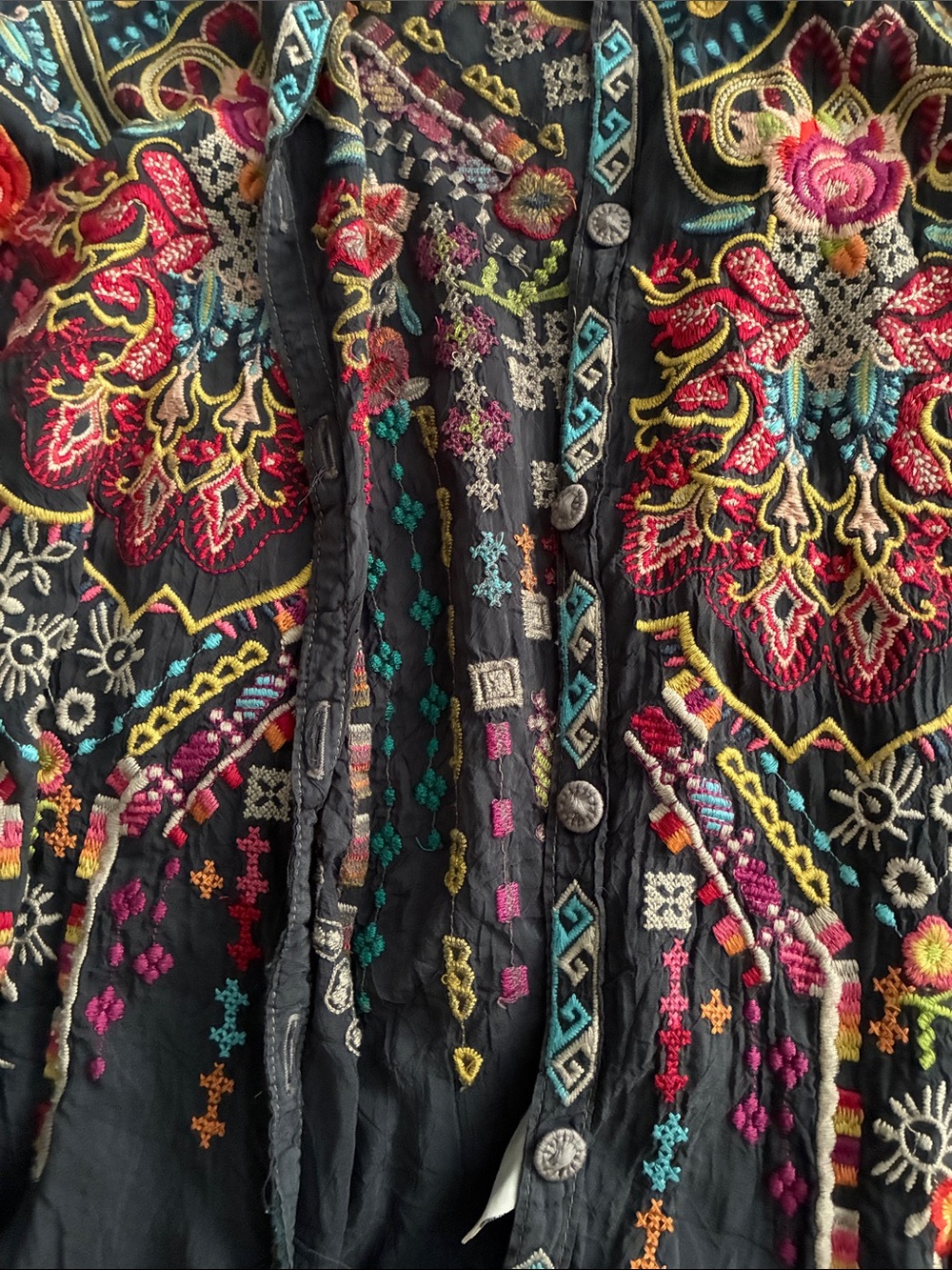 Johnny Was floral cardigan - Picture 3 of 8